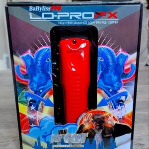 BabylissPRO LoPro FX Cordless Clipper Influencer Van Da Goat Red Limited Factory